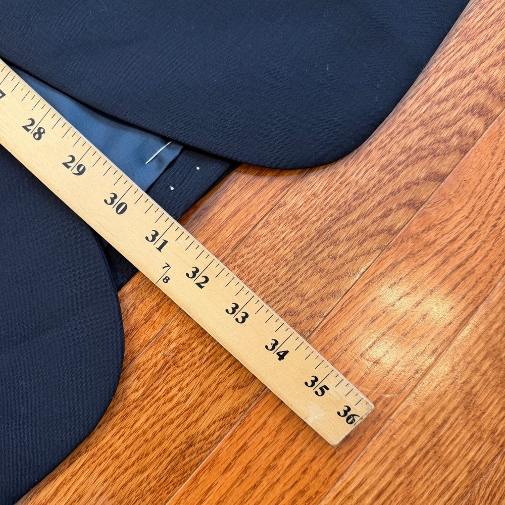 New Jos. A. Bank Executive Wool Blazer Mens 44S Navy Blue Gold Buttons Formal - Picture 8 of 16